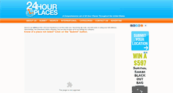 Desktop Screenshot of 24hourplaces.com